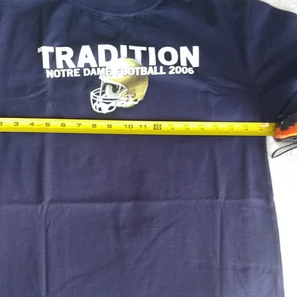 Vintage 2006 Norte Dame Football t- shirt Med - Picture 6 of 7